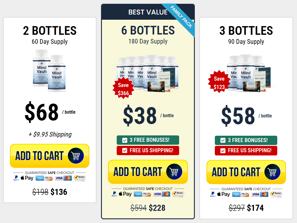 Mind Vault package options
